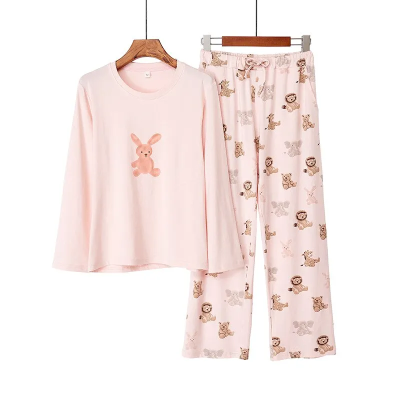 Animal Print Pajama Set