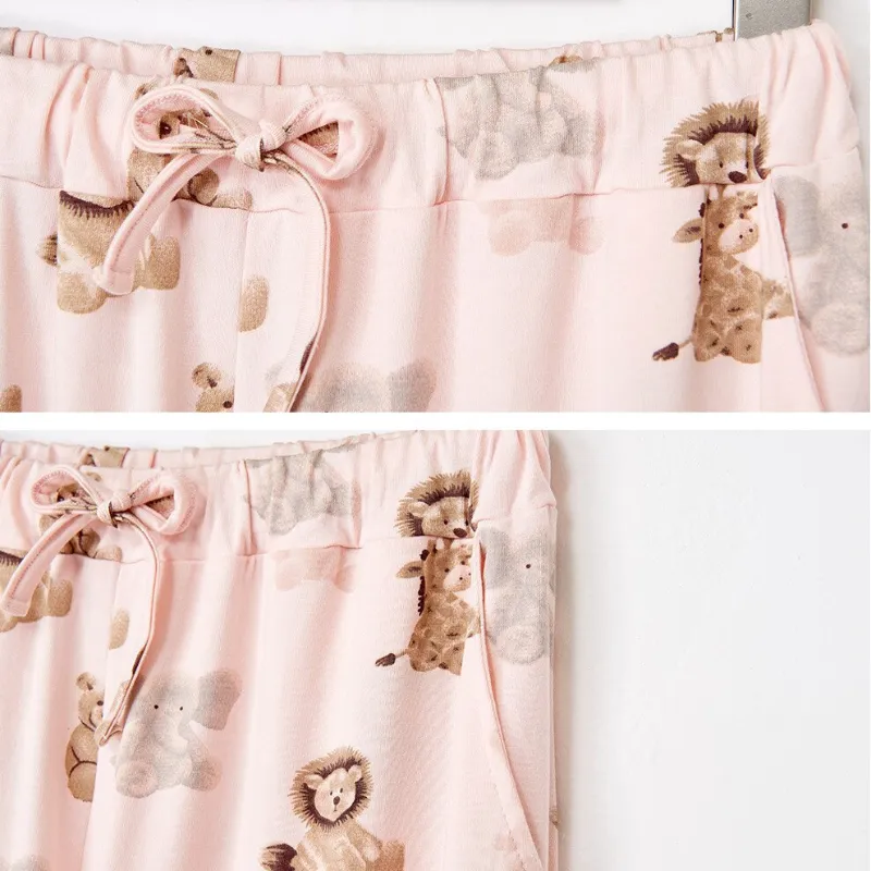 Animal Print Pajama Set