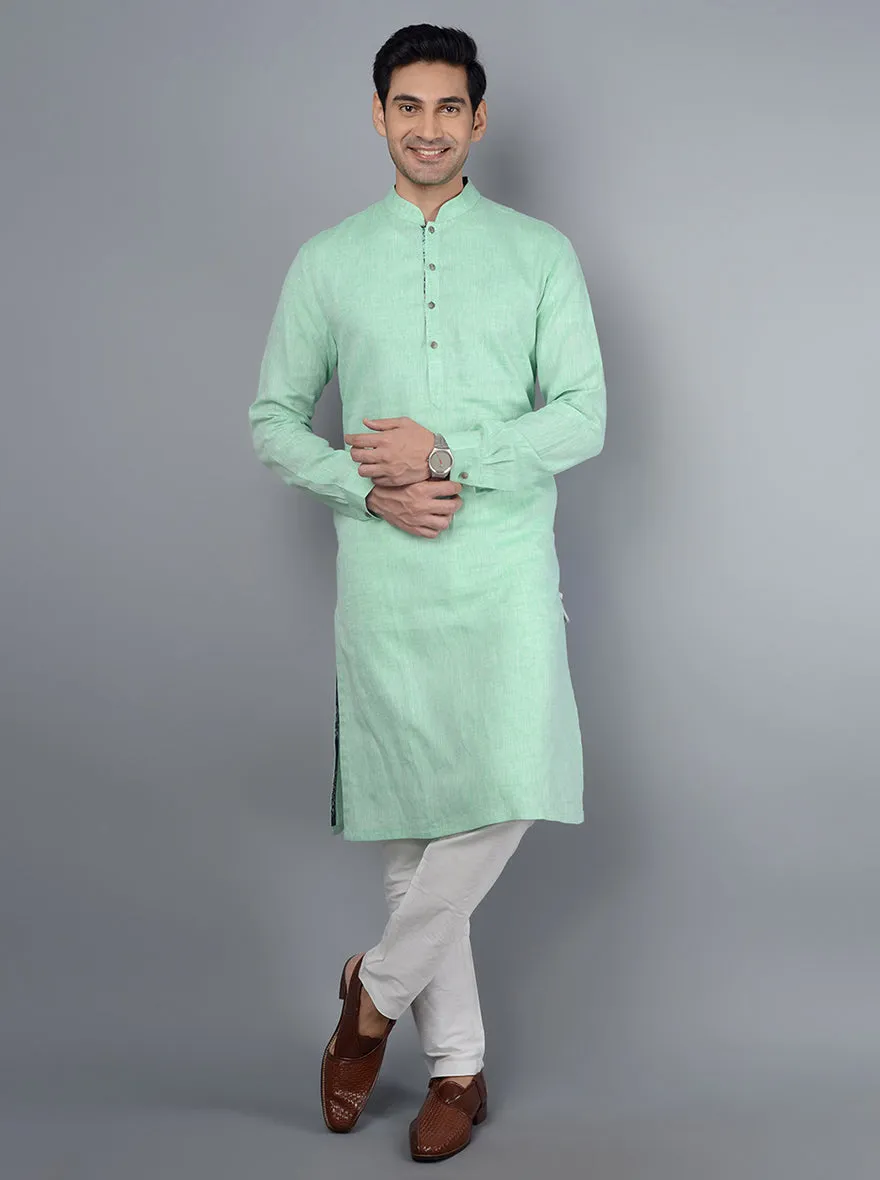 Blossom Green Kurta Set | TULA