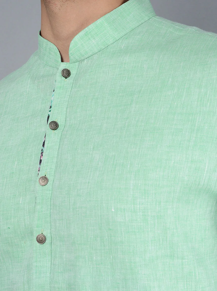 Blossom Green Kurta Set | TULA