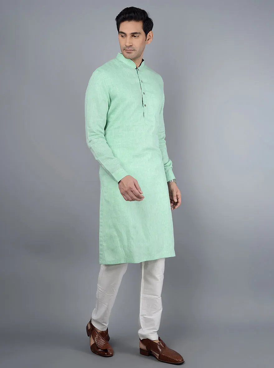 Blossom Green Kurta Set | TULA