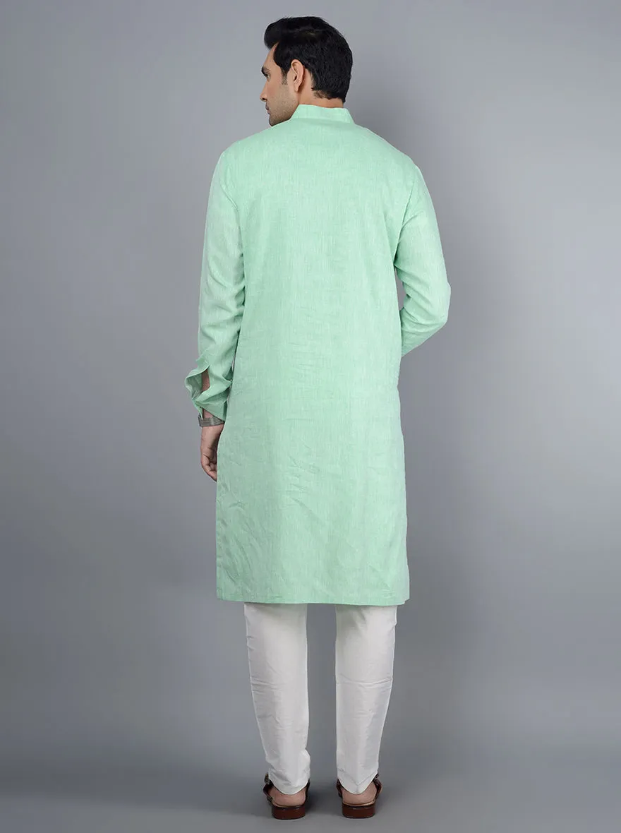 Blossom Green Kurta Set | TULA