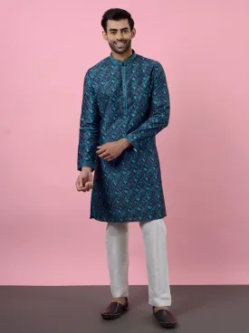 Bottle Green Kurta Pajama | Azania