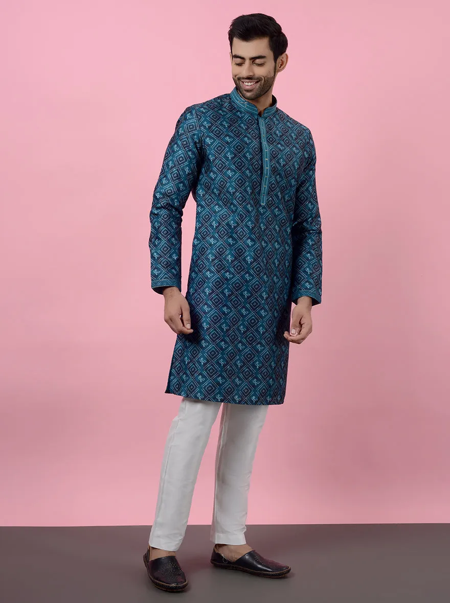 Bottle Green Kurta Pajama | Azania