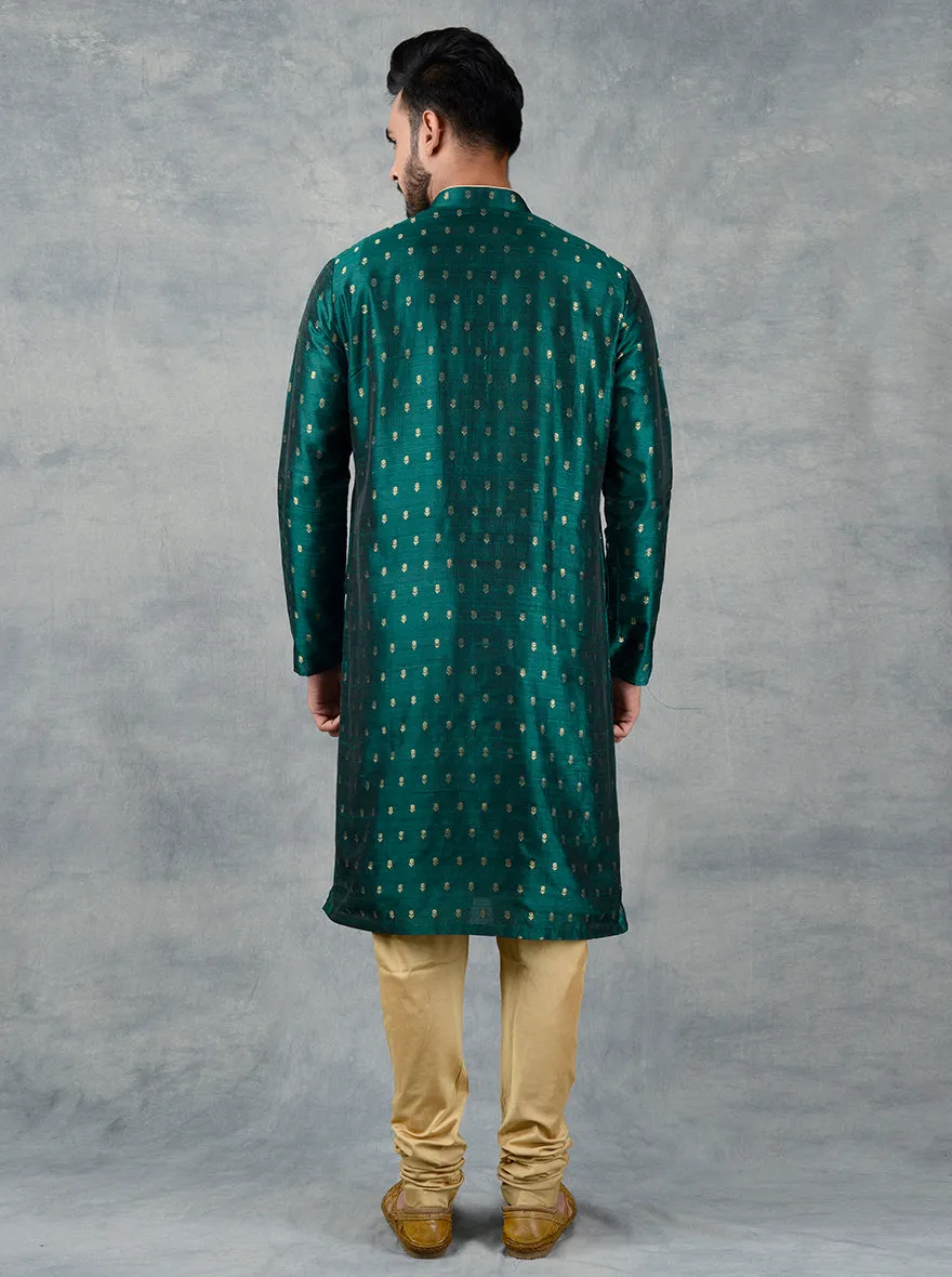 Bottle Green Kurta Pajama | Siddhesh Chauhan