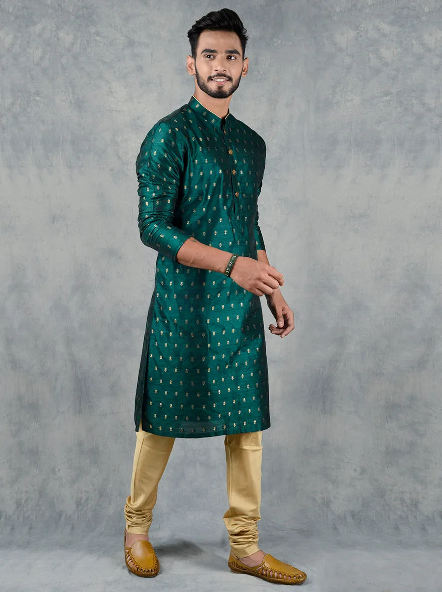 Bottle Green Kurta Pajama | Siddhesh Chauhan