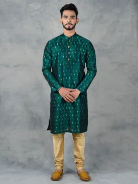 Bottle Green Kurta Pajama | Siddhesh Chauhan