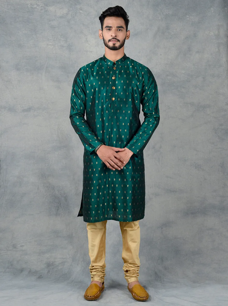 Bottle Green Kurta Pajama | Siddhesh Chauhan