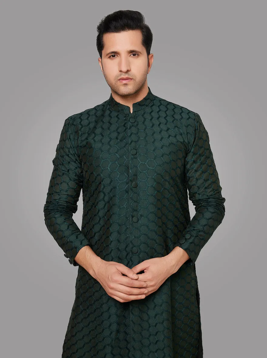 Bottle Green Kurta Pajama | TULA