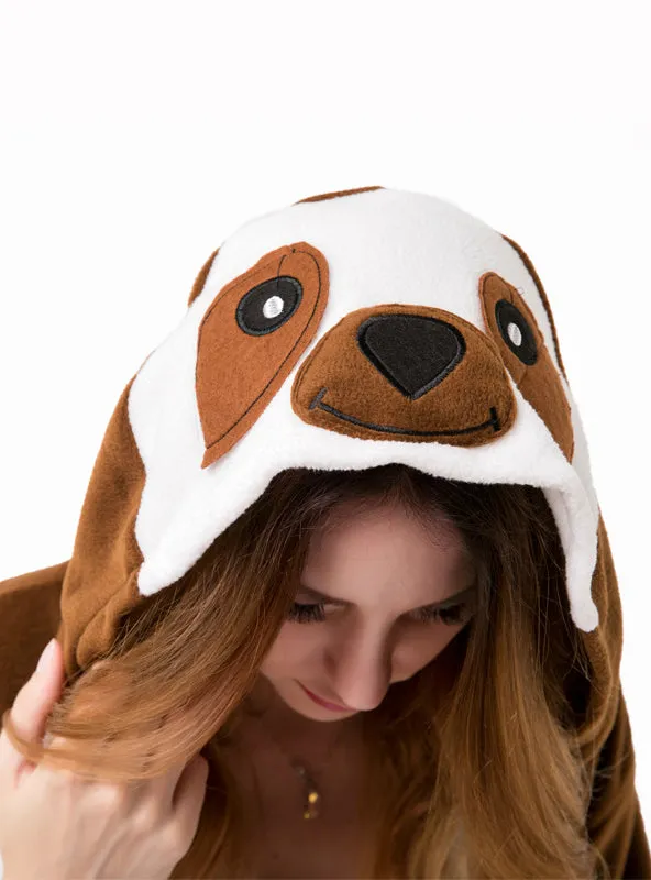 Cartoon Animal Conjoined Pajamas Dark Sloth