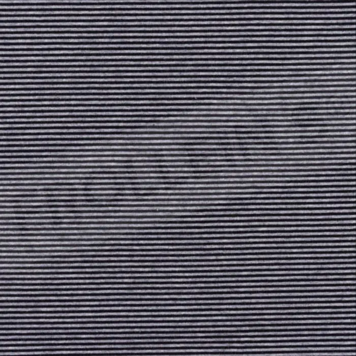 Cotton Jersey - Mini Stripes - Black-Gray
