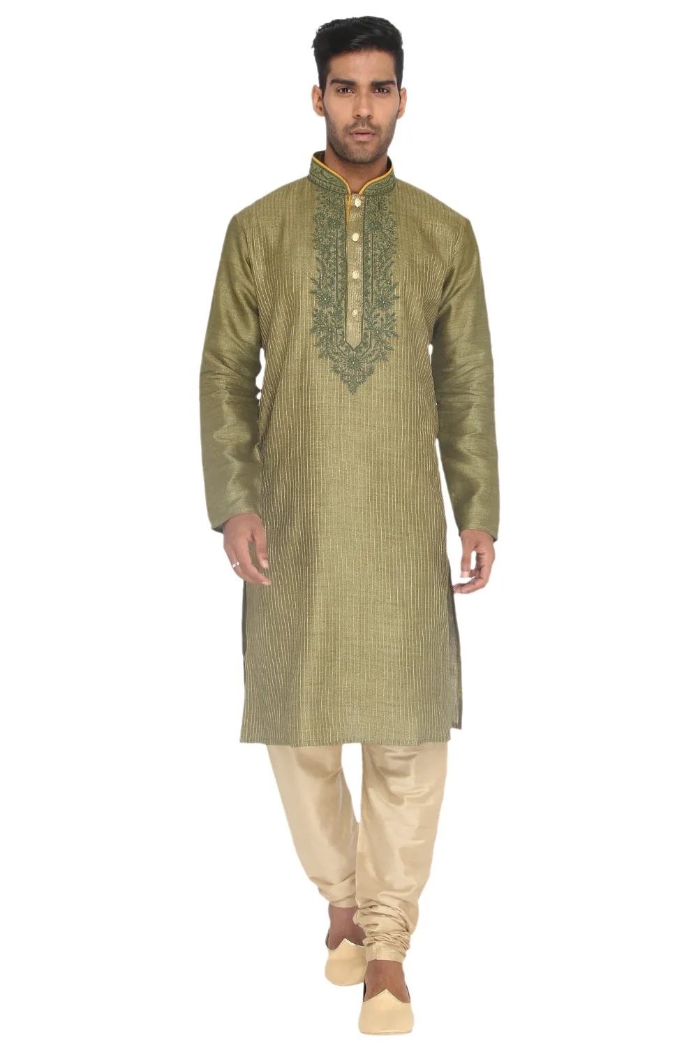 Dark Green Kurta Set