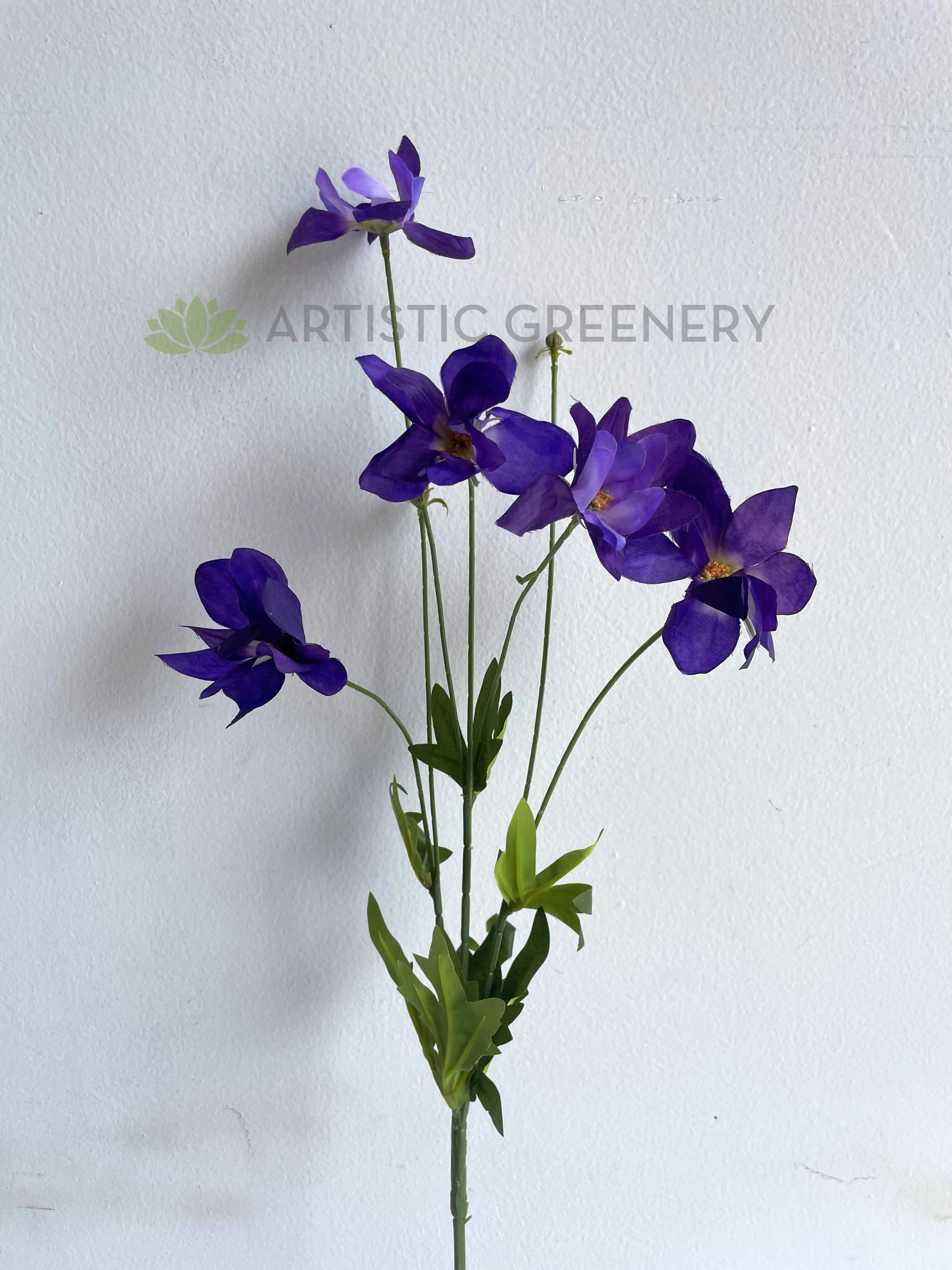 F0408 Alpine Columbine 80cm Purple