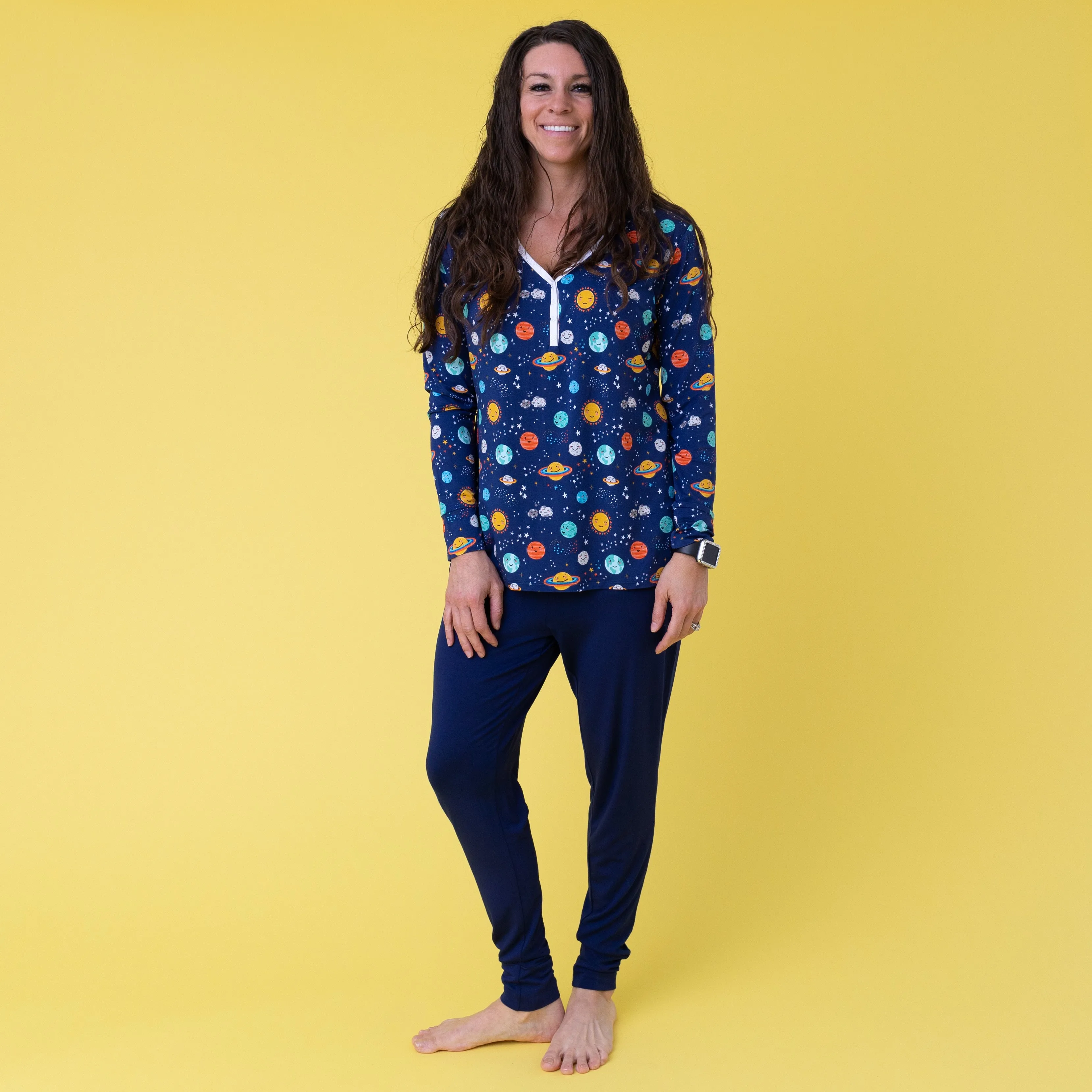 Macaron   Me Women's PJ Set - Peaceful Planets