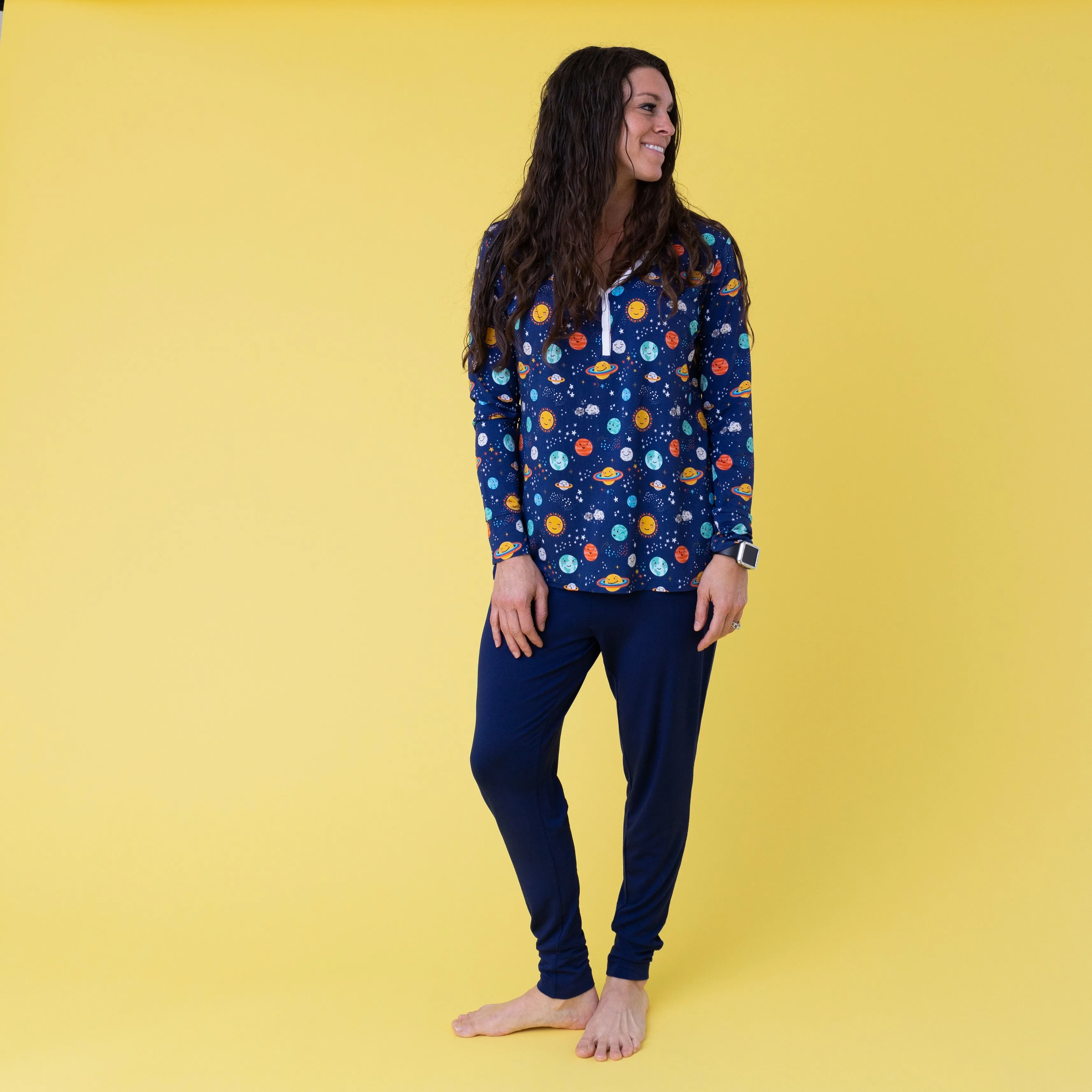 Macaron   Me Women's PJ Set - Peaceful Planets
