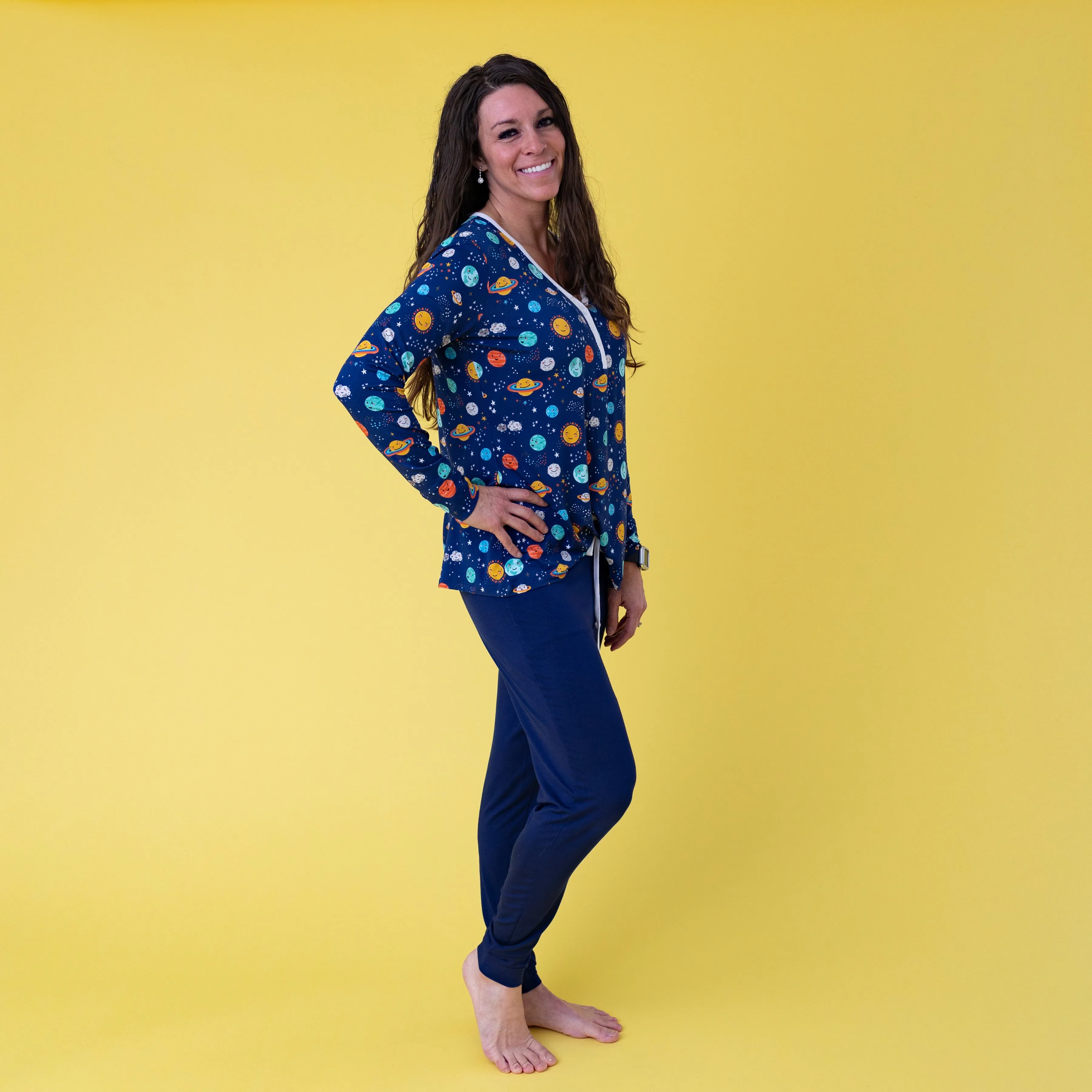 Macaron   Me Women's PJ Set - Peaceful Planets