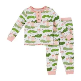 PINK GOLF PAJAMA SET BY MUD PIE