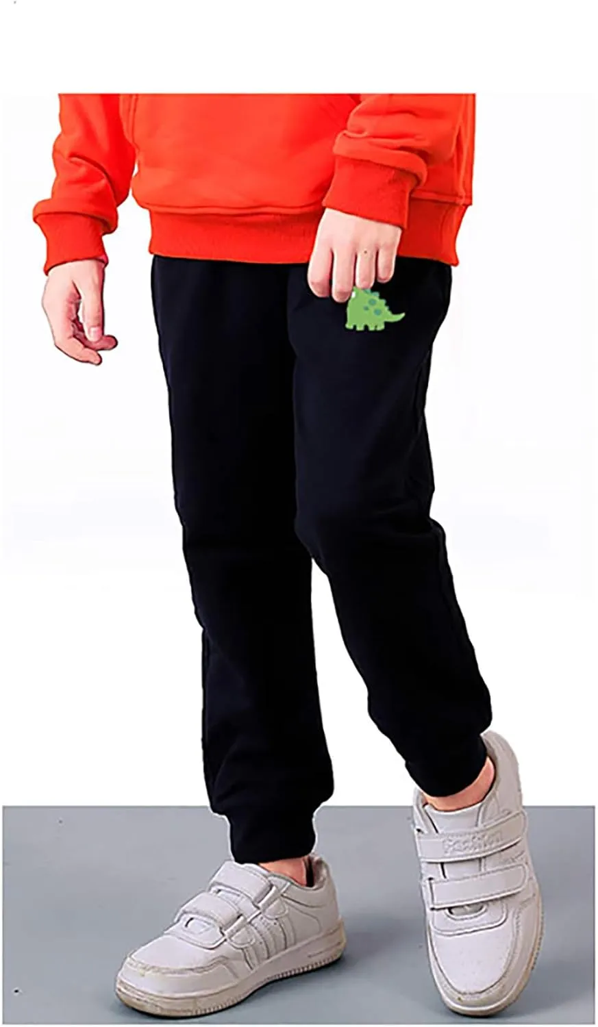 Toddler Boys Cotton Pull-On Sweat Pants, Cartoon Print Jog Sweatpants 2-Pack