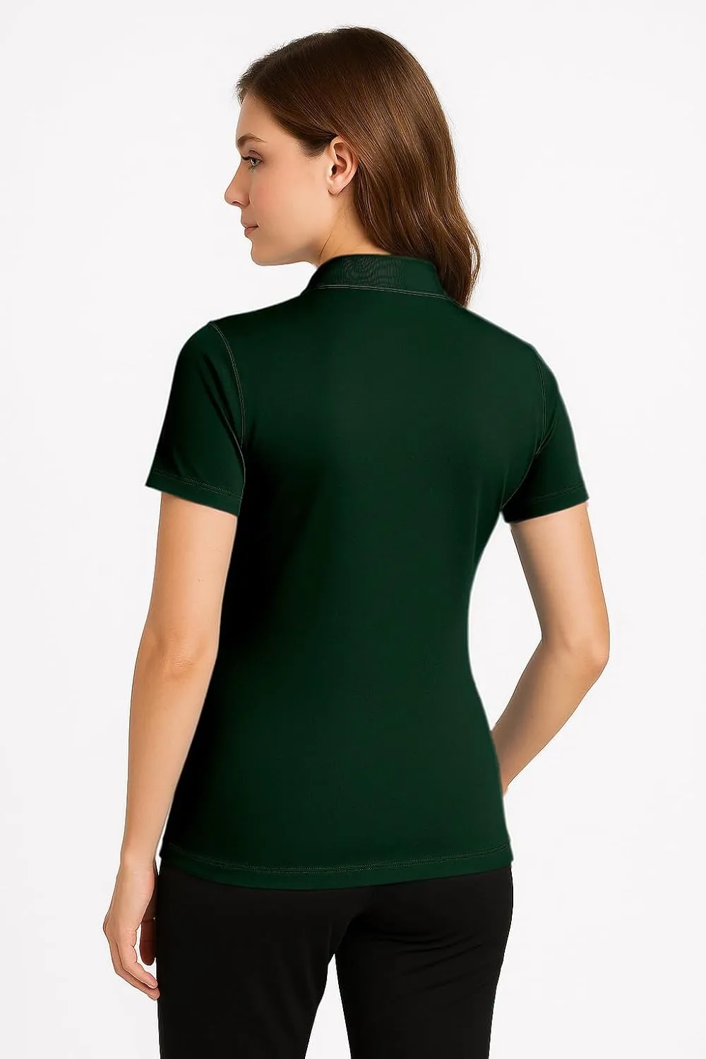 Women's Dry-Fit Golf Polo Shirts 3-Button Golf Polo's in 20 Colors XS-3XL Shirt