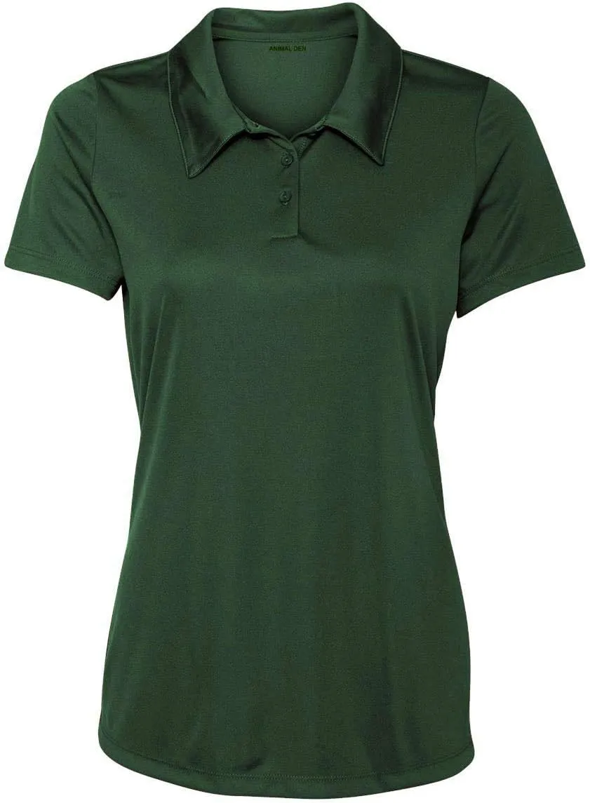 Women's Dry-Fit Golf Polo Shirts 3-Button Golf Polo's in 20 Colors XS-3XL Shirt